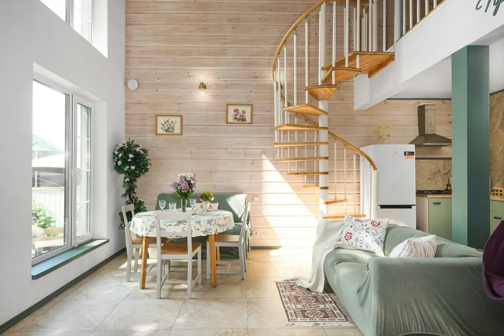 Втерем-ок уютный дом с баней на дровах и чаном, альпаки и лошадки