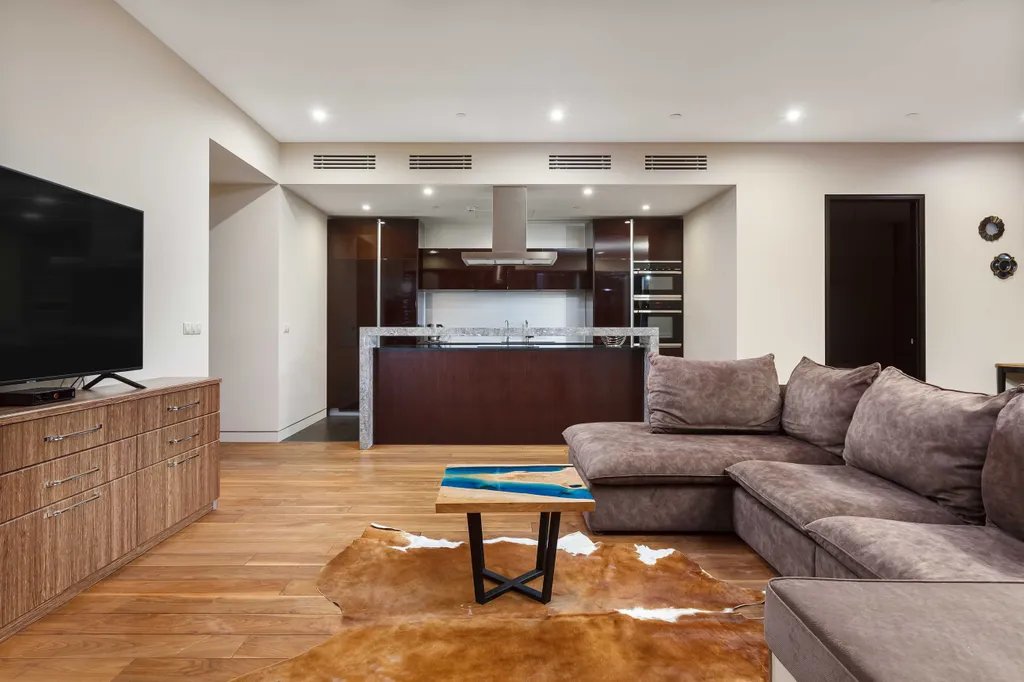 Апартамент в Москва Сити с панорамной ванной