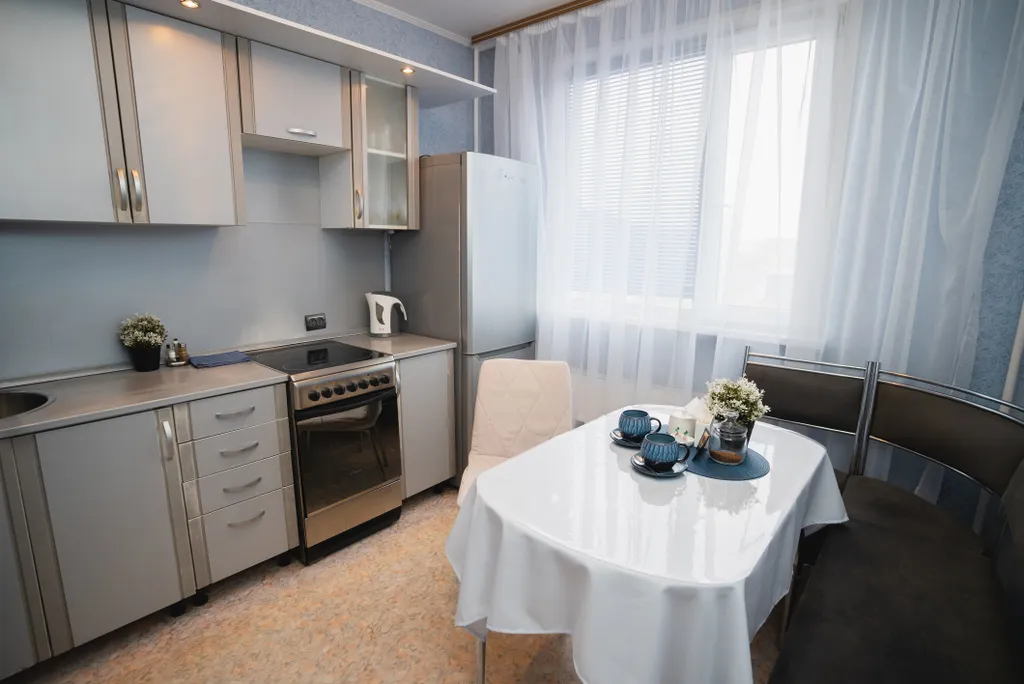 Просторна теплая двухкомнатная квартира с большим смартТВ