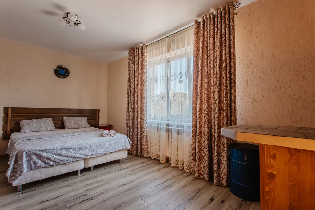 Студия # 3 с закрытой парковкой и мангалом