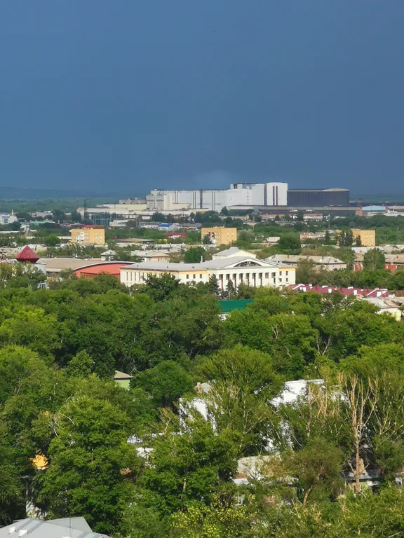 Солнечная квартира с видом на город