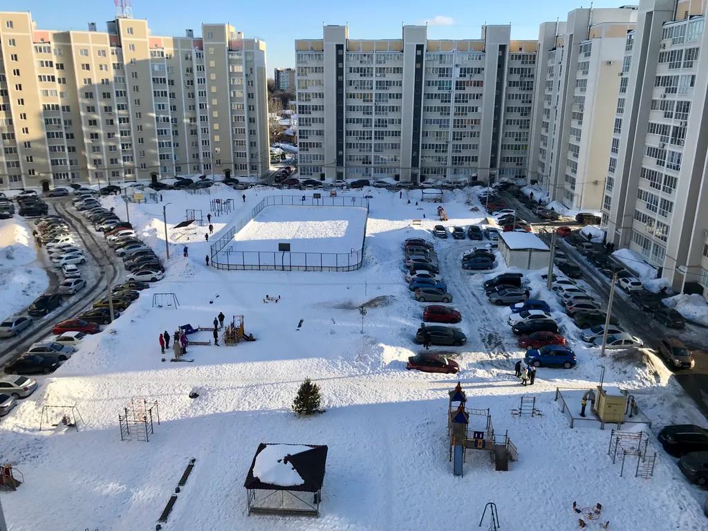 Уютная светлая однушка с панорамным видом рядом с Ареной Атрон