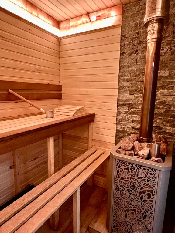 Дом баня с чаном