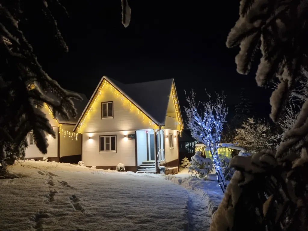 Семейный коттедж с сибирским чаном