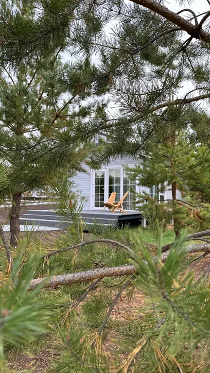 Дома из клееного бруса в хвойном лесу у Камского Моря и Семрука