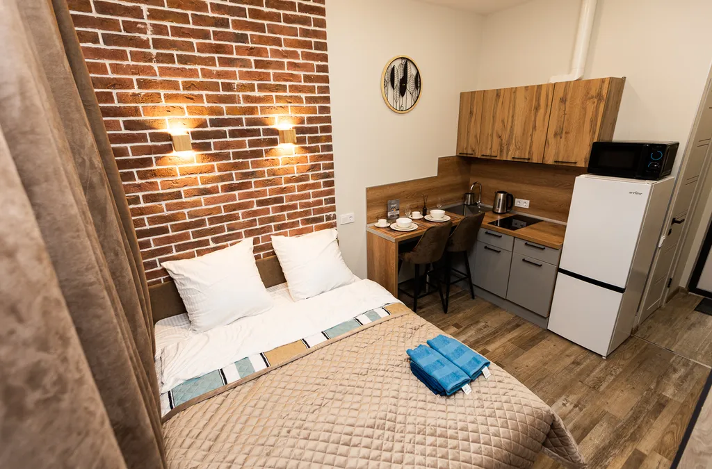 Квартира Квартира Дизайнерская студия в современном жк — Москва