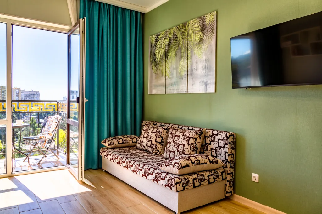 Квартира Квартира с видом на море и балконом — Адлер