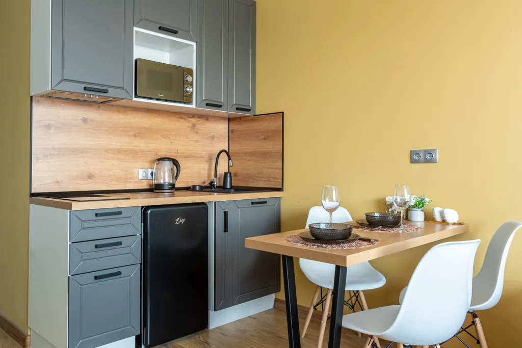 Квартира Квартира Современная студия у метро Автово — Санкт-Петербург