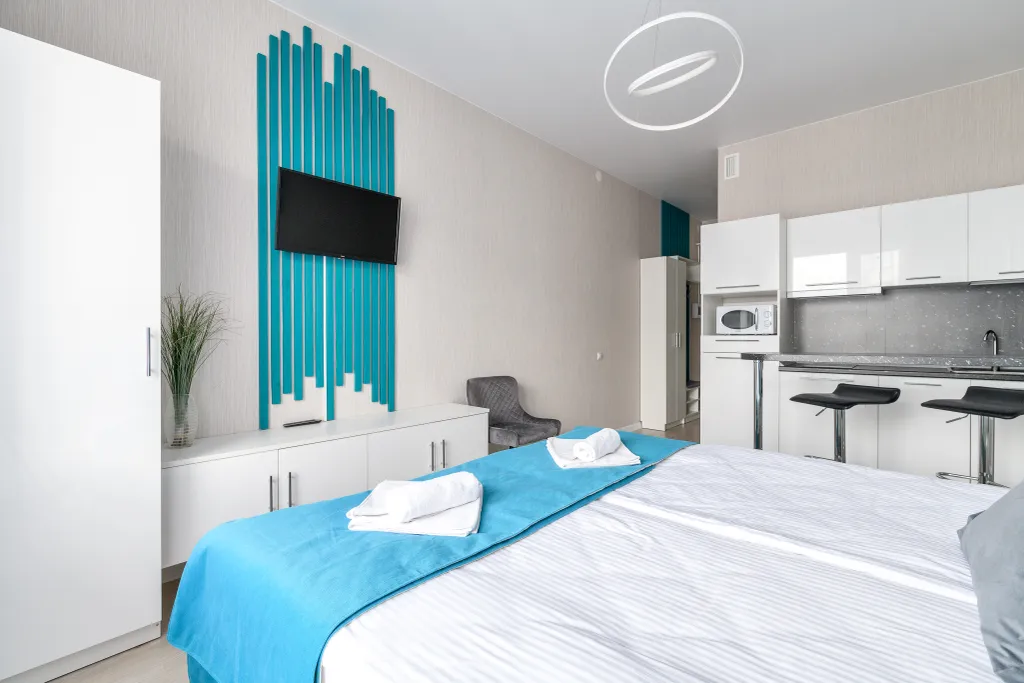 Квартира Квартира Студия в ЖК Салют у аэропорта — Санкт-Петербург