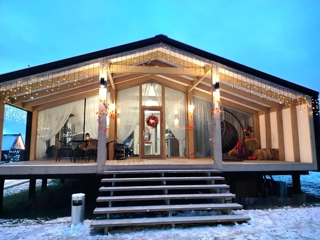 Дом у леса с камином