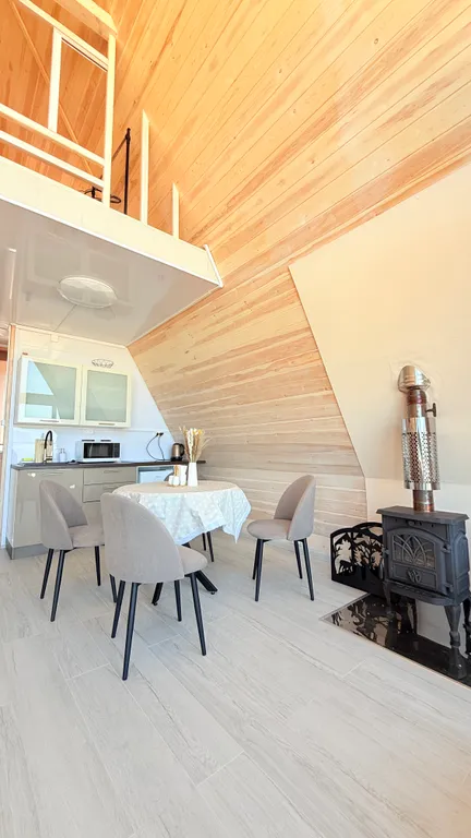 Дома А-фрейм на Ольхоне с видом на Байкал!