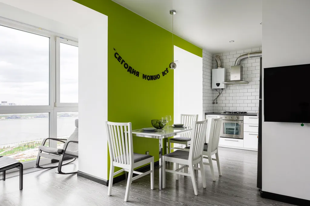 Семейная квартира «Городская панорама» с потрясающим видом на город