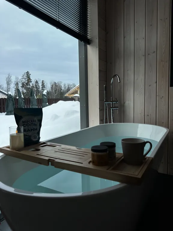 Дом с сауной и чаном