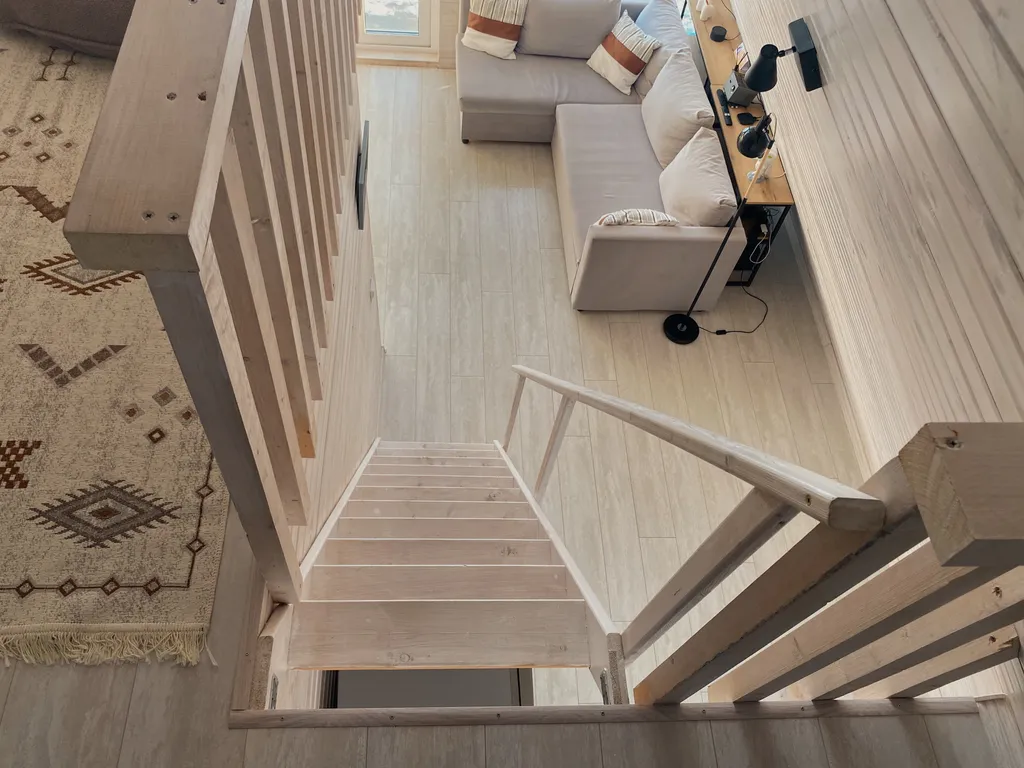 Загородный дом с чаном и панорамным видом на озеро