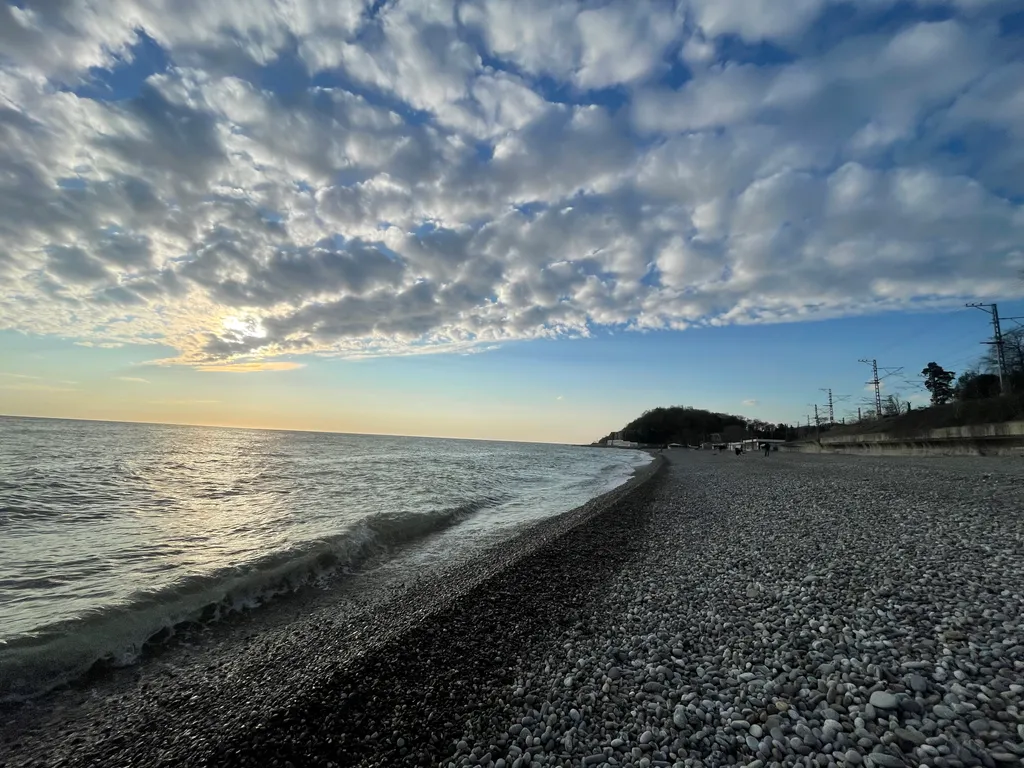 Просторная студия возле моря