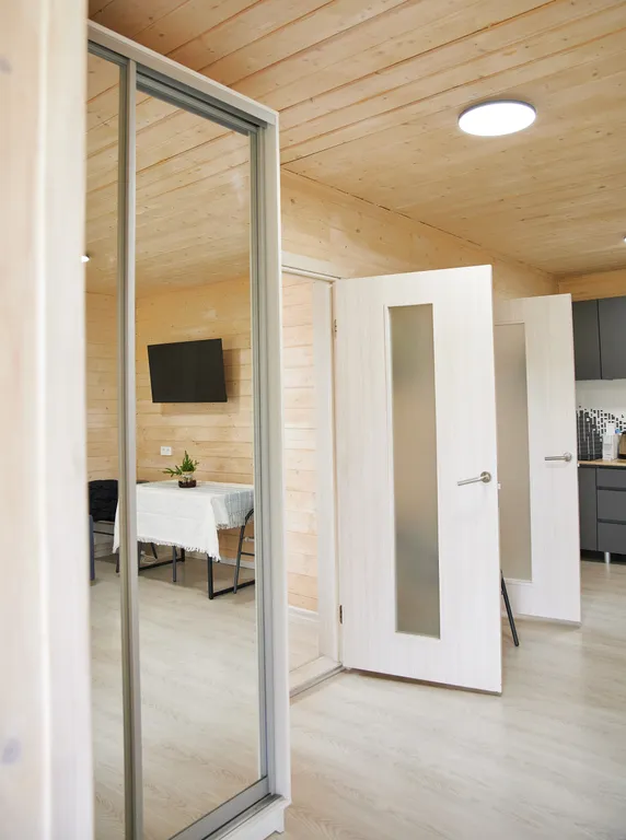 Можжевеловой эко-дом и баня в Подмосковье