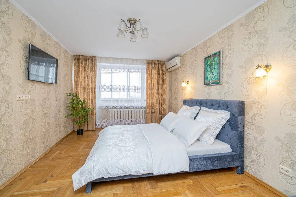 Трехкомнатная квартира с видом на реку Свислочь