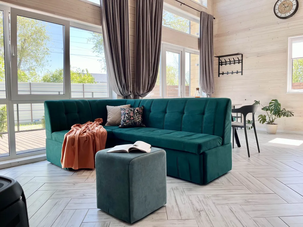 Коттедж Дом отдыха барнхаус у Волги с баней и банным чаном — аренда посуточно в Энгельс