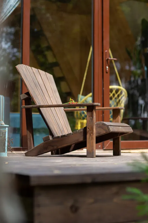 Гостевой домик A-frame в сосновом лесу