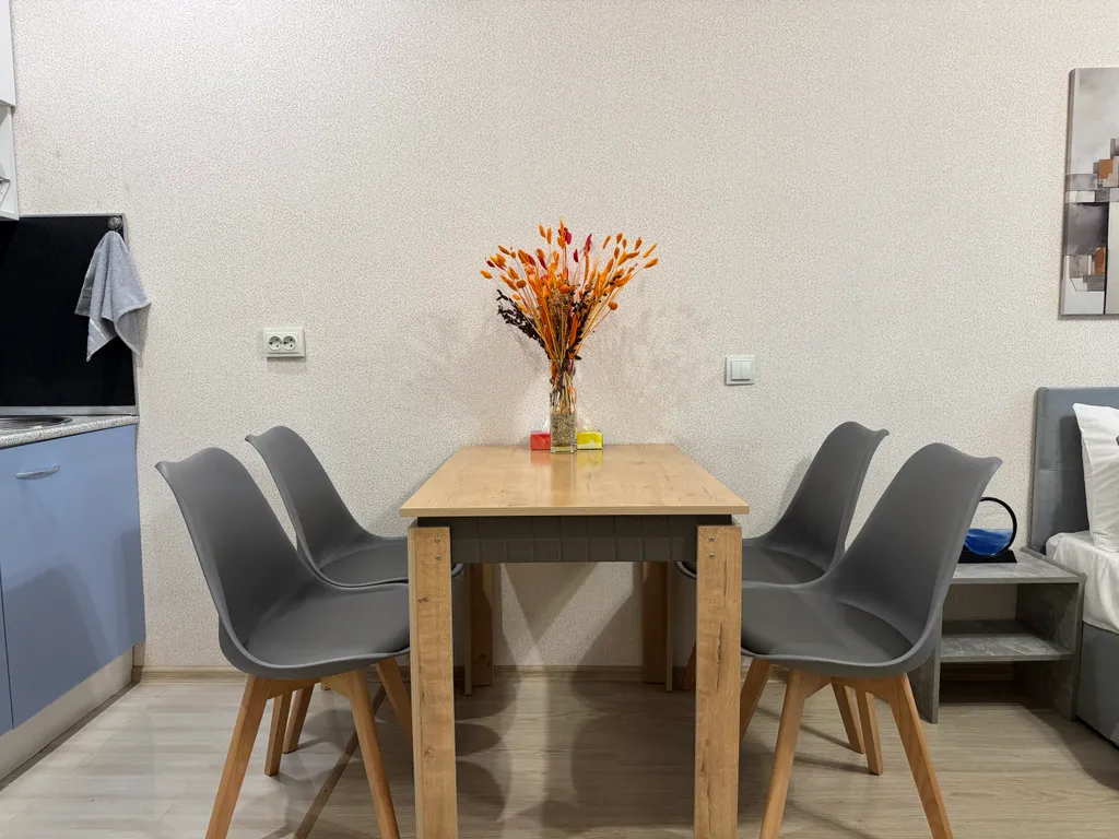 Уютная видовая студия рядом с парком и метро