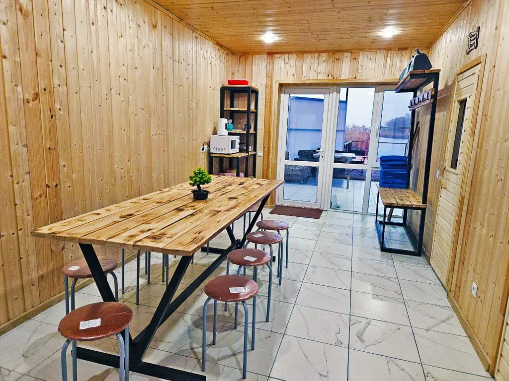 Коттедж Дом на берегу реки с беседкой, пирсом, мангал, купель с подогревом — Краснодар