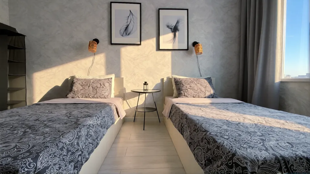 Двушка с изолированными комнатами