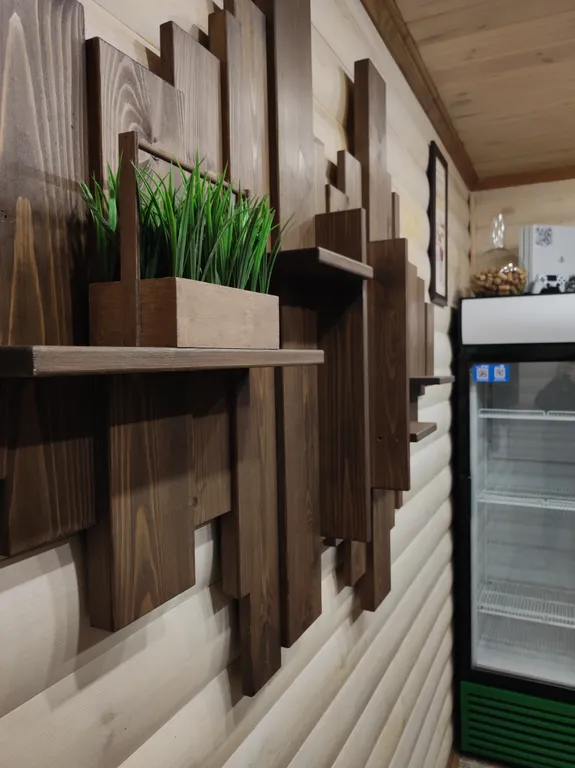 Дом с баней на дровах