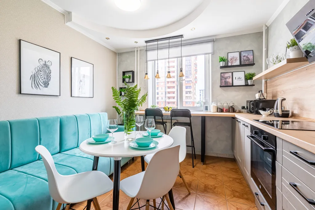 Уютная большая квартира с балконом для приятных вечеров