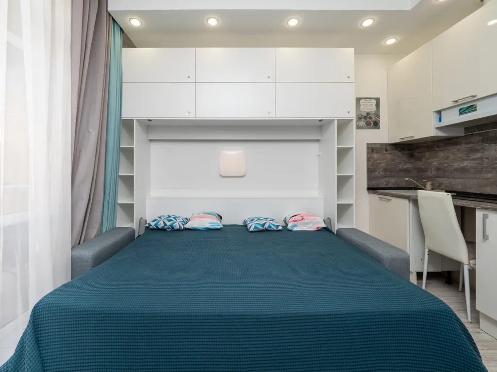 Квартира Квартира Светлая студия у моря с теплым бассейном — Сириус