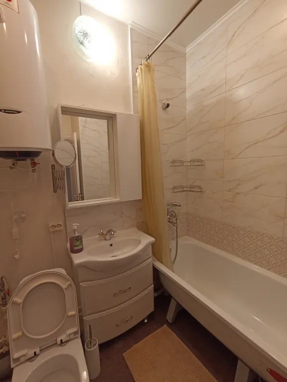 Квартира Квартира Уютная студия у метро Звездная — Санкт-Петербург