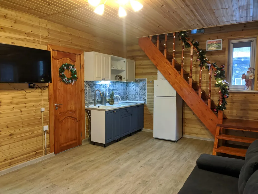 Дом 63m2 — чан, кухня, Wi-Fi