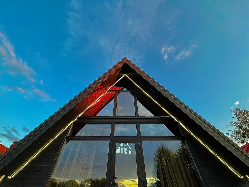 Домик у реки с банным чаном и сап-бордами