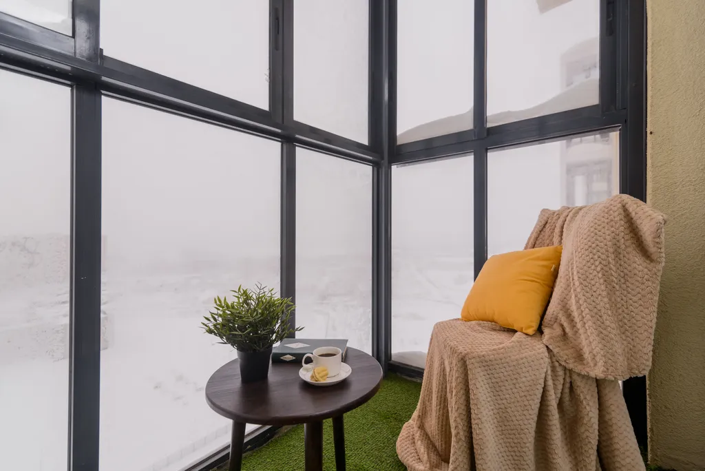 Просторная квартира с балконом