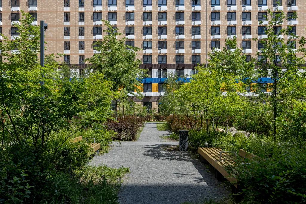 Уютная квартира с видом на парк рядом с метро