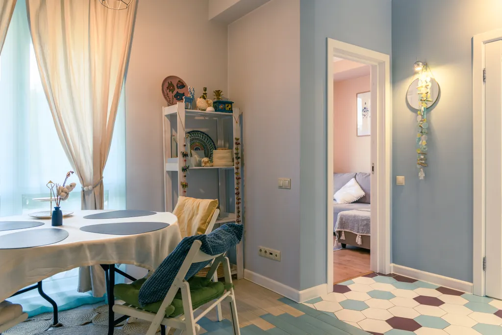 Двухкомнатные апартаменты с 2 балконами, 2 этаж, гамак