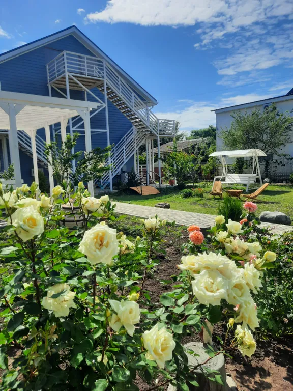 Студия с собственной террасой и кухней