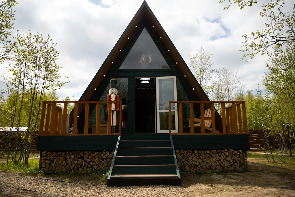 Дом для отдыха River 3 (банный чан, мангальная зона)