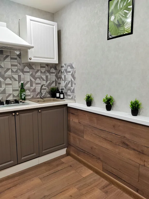 Стильная квартира с дизайнерским ремонтом курортный стиль в центре