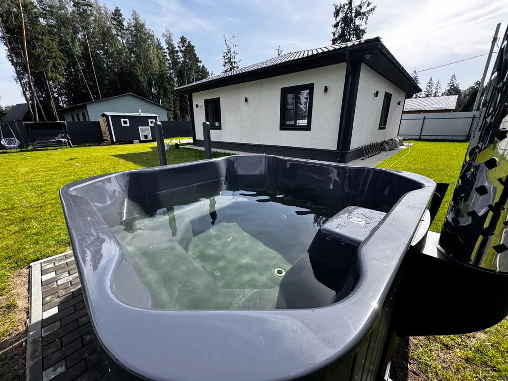 Уютный дом с баней и чаном