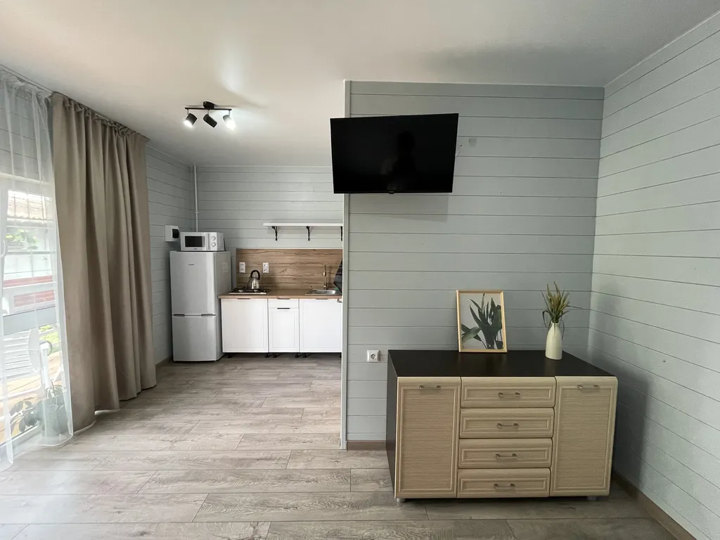 Студия с собственной террасой и кухней