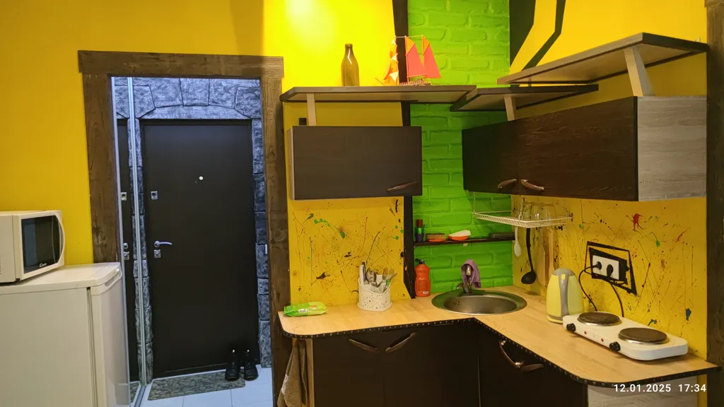 Шикарная квартира студия с новым ремонтом