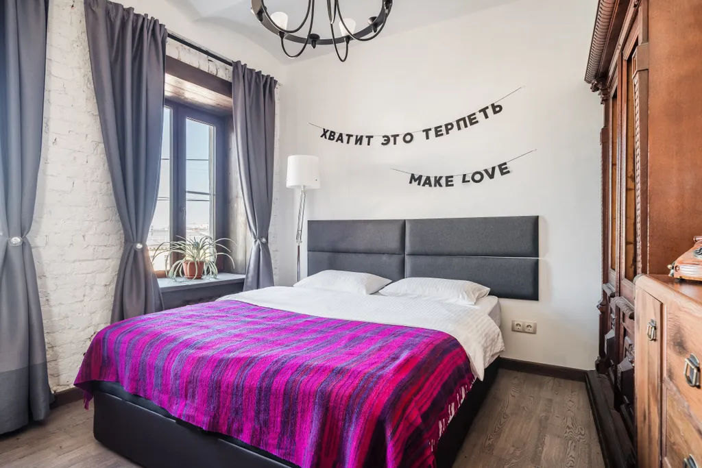 Квартира Квартира True Loft with great view — Санкт-Петербург