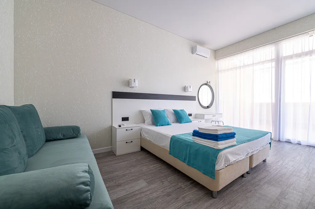 Квартира Квартира Четырехместный Люкс1 с террасой,двором и мангальной зоной — Дюрсо