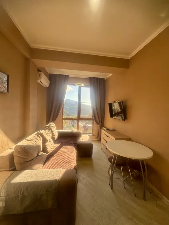 Теплая двухкомнатная квартира с шикарным видом — аренда посуточно в Красная Поляна