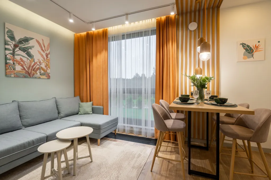 Дизайнерские апартаменты Охта КраСКИ Green