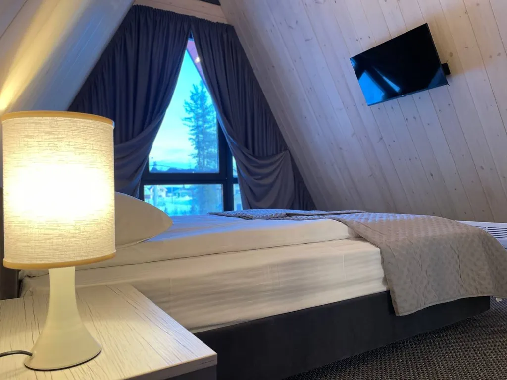 А-фрейм в лесу 100 кв м