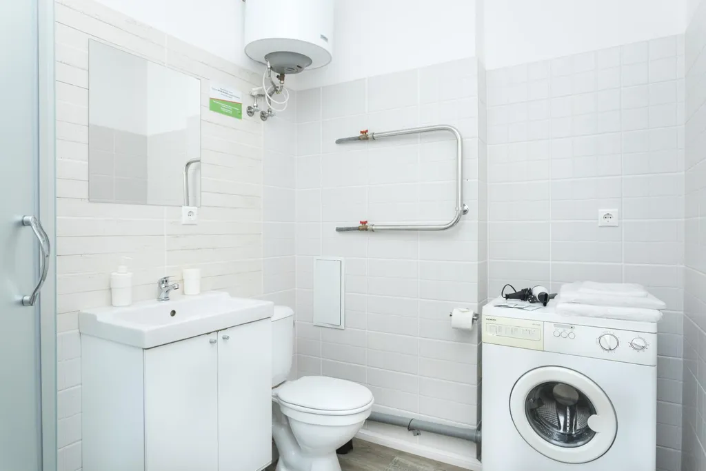 Светлый апартамент в центре рядом с БЦ Высоцкий, Антей