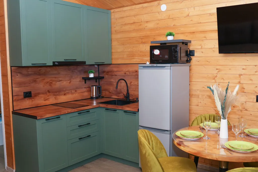 Коттедж relax с чаном и видом на хвойный лес