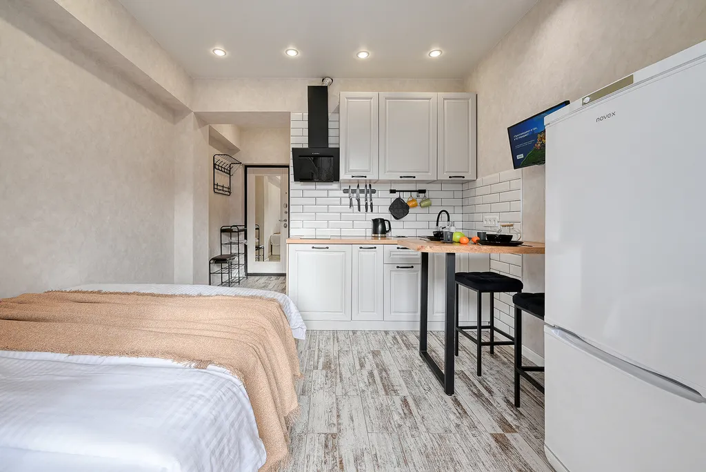 Студия с террасой и видом на горы Я на Море