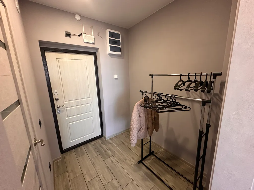 Уютная студия с видом на город